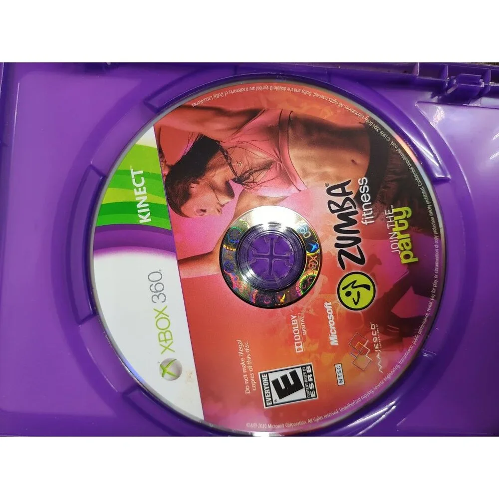Zumba Fitness Xbox 360‎ Game Kinect Required Dance Workout Fun